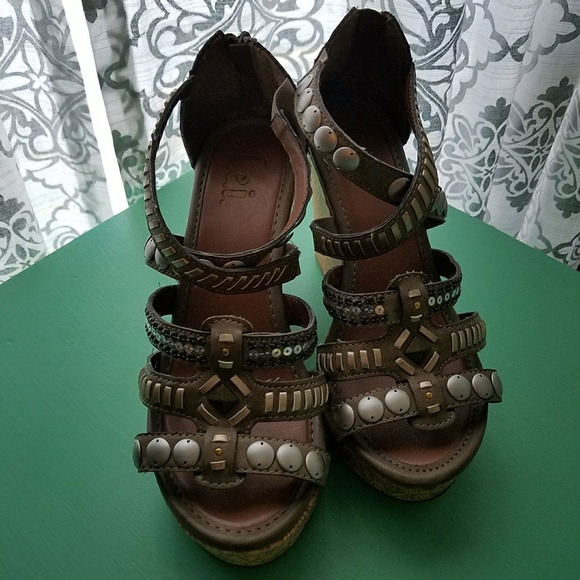 Lei Shoes - LEI Ladies Wedge Sandals